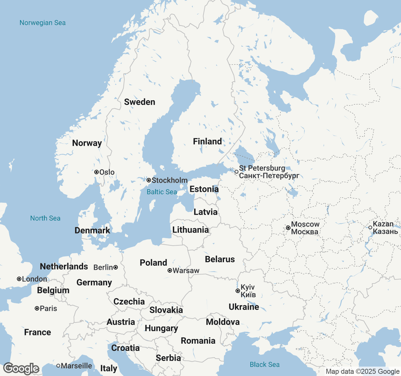 Map of Estonia